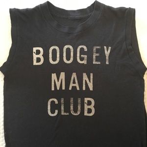 Black local boogeyman muscle tank small